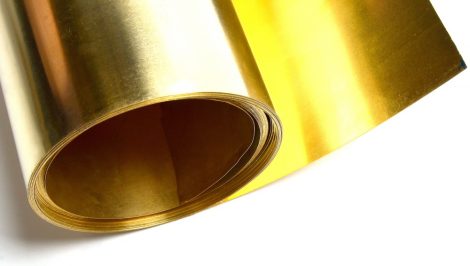 SÁRGARÉZ (TROMBITA) LEMEZ 0,15*300 MM