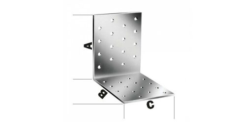 PERFORÁLT SAROKÖSSZEKÖTŐ 40x40x40mm