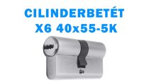 CILINDERBETÉT  X6  40x55-5K