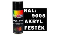 FESTÉK SPRAY FEKETE FÉNYES RAL9005
